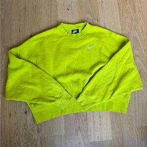 Nike Neon Lime Crewneck Sweatshirt - Women's Sweater